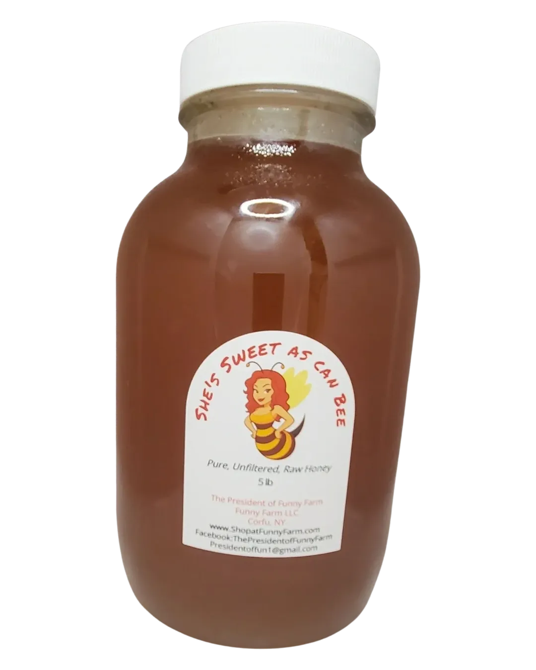 She's as Sweet as Can Bee — Raw Honey, 5 lb